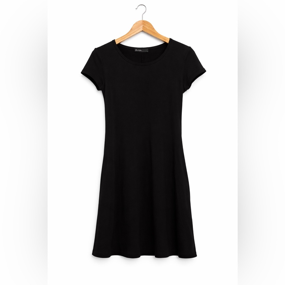 🖤 Black T-Shirt Dress | Brat & Bri | Size Small | Pockets Brat & Bri - Picture 3 of 6